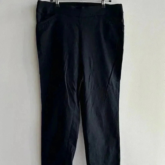 Counterparts Dress Pants with Stretch Waistband, Black, Size 12 - Picture 2 of 16